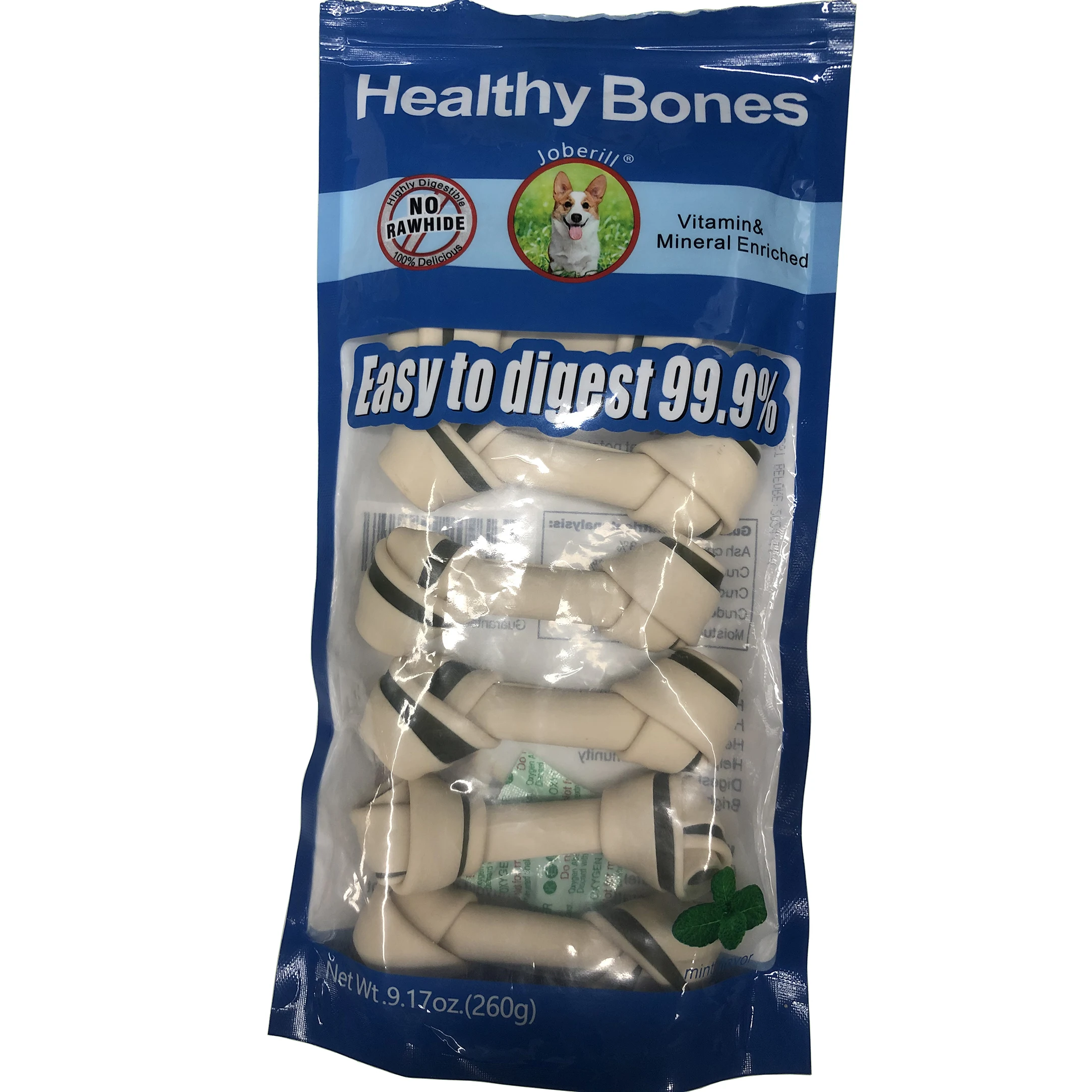 Factory wholesale Healthy Dog Chews Pet Treats Dental Chew Pet Foods No-Rawhide  dog Chews Bone Dog Treats