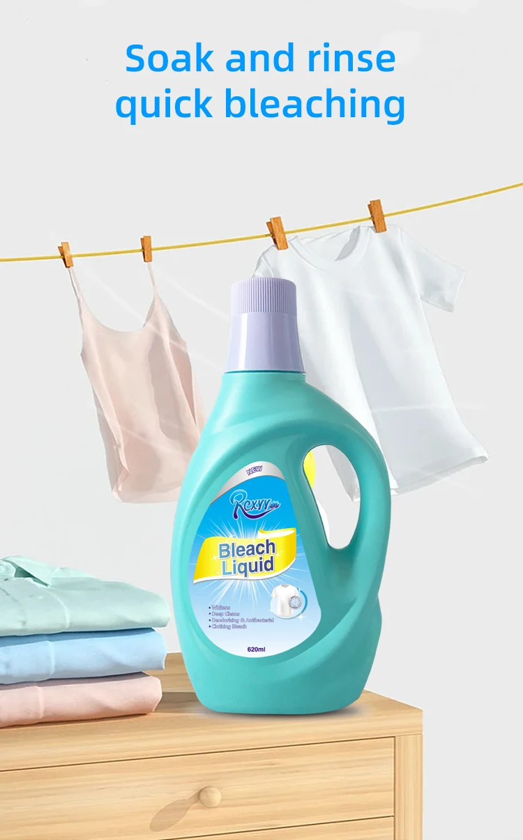 Affordable Price 200L Liquid Clothes Bleach Good Effectively Stain-Removing Washing Detergent Liquid Bleach For Cloths Liquid