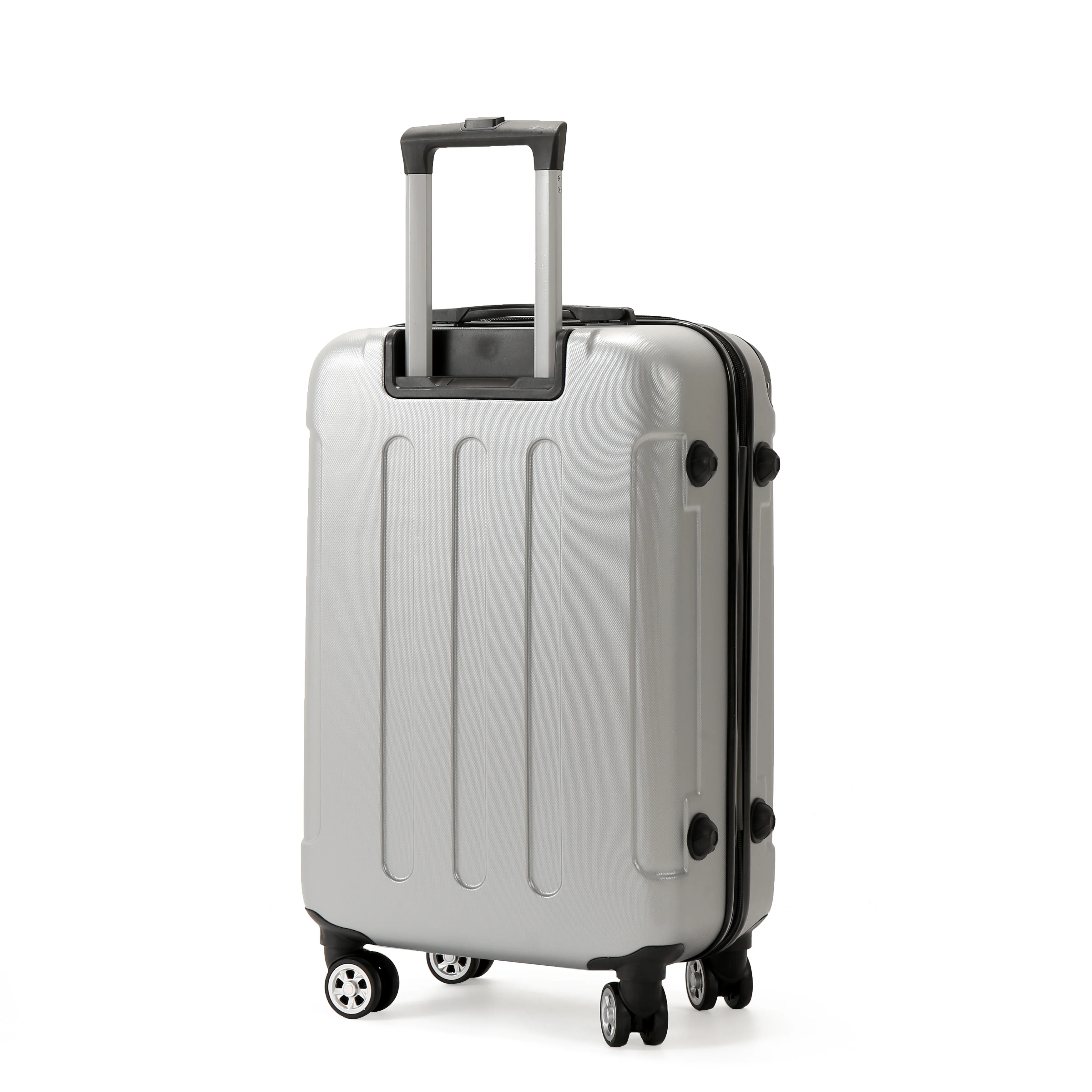 High Quality Travel Trolley Bag Hard Case 100% Polypropylene PP Suitcase metal frame luggage