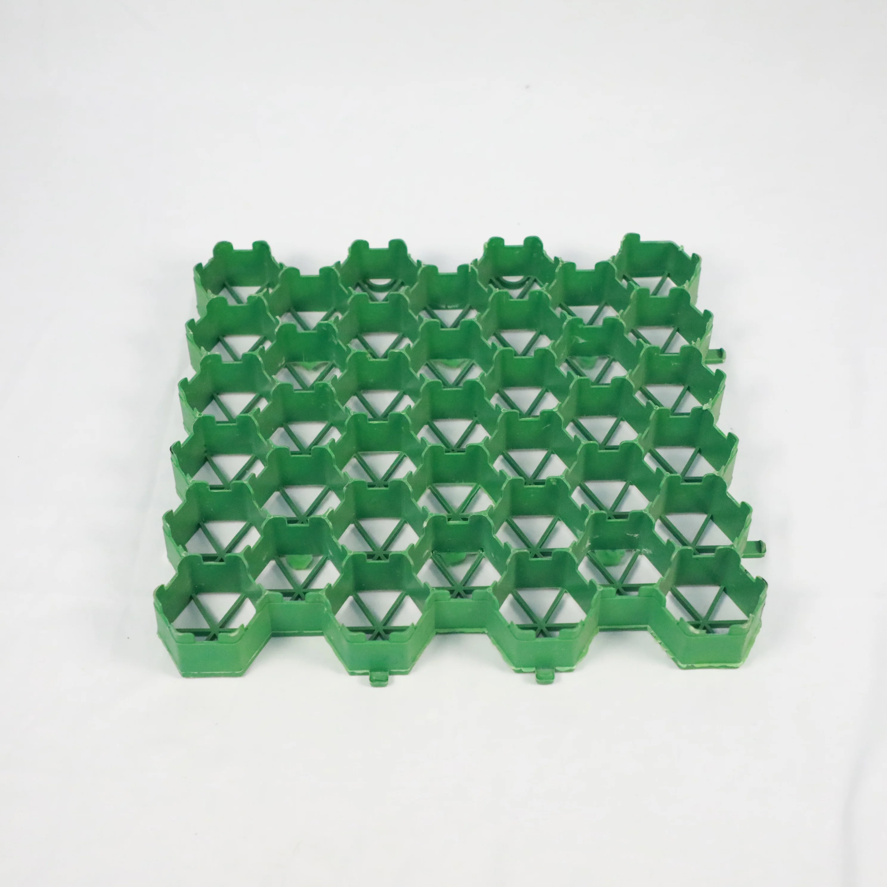 Black permeable plastic grass pavers / Grass Protection Grid for parking lots