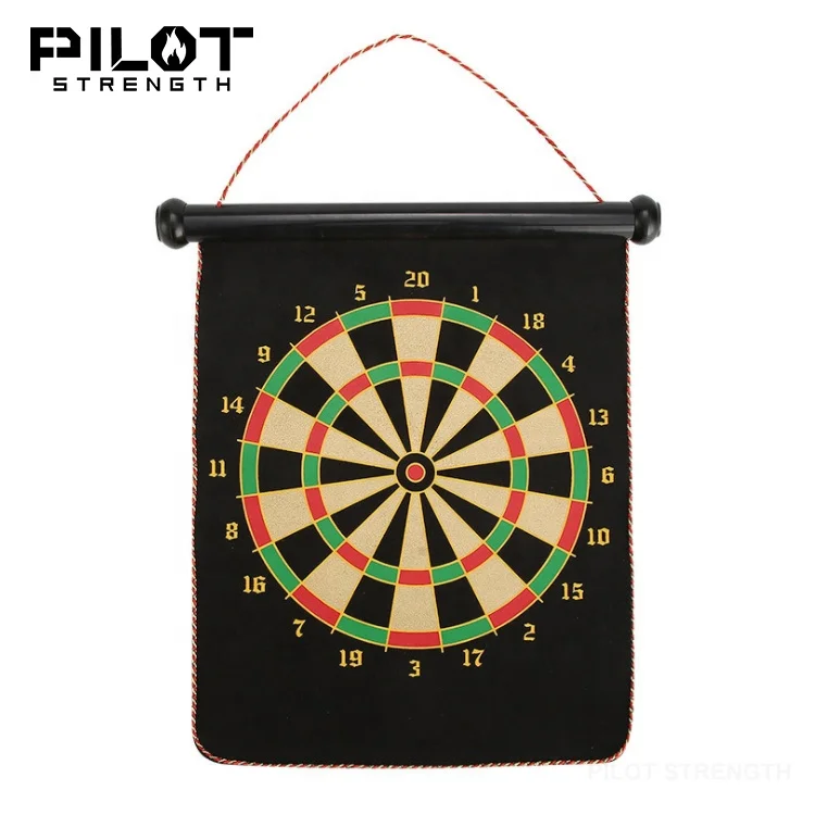 2021 PILOT SPORTS Premium Hanging Safety Double Sided Magnetic Dart Board Set With 4 Dart Flights