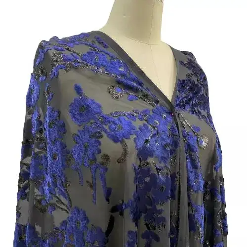 Silk velvet Dirac & Garbasa Sets Ready to ship Best quality Metallic Silk Lurex jacquard Fabric For ladies garment