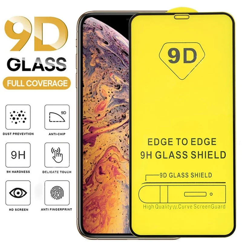 Лучшая цена для iphone 13 Защита экрана samsung 12 11 закаленное стекло xs x pro max xr 8 7 6 2.5d