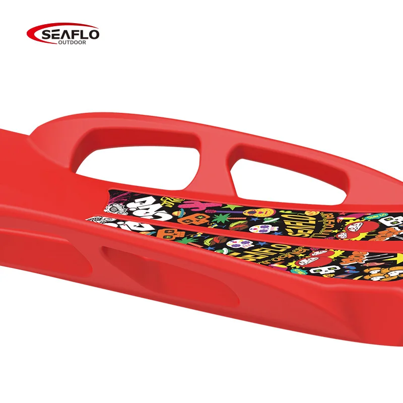 SEAFLO factory wholesale Competitive price snow sled board HDPE OEM hard plastic color sand sliding board kids snow board skiing