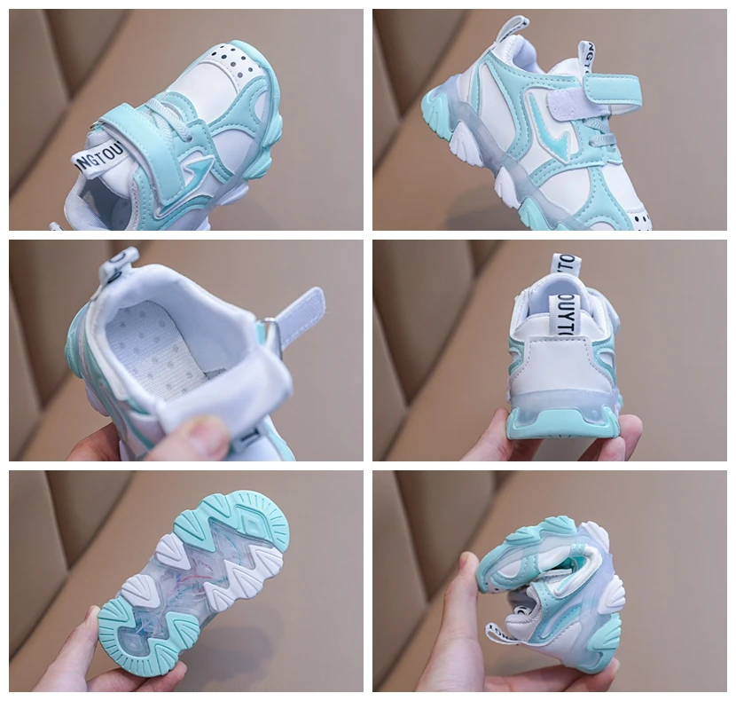 
Hot Sale Slip On Led Light Up Kid Led Flash Sport Shoes Sneakers 