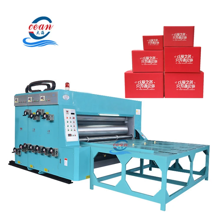 Semi-auto Corrugated Carton flexo Printer Slotter/Corrugated Carton Making Machine