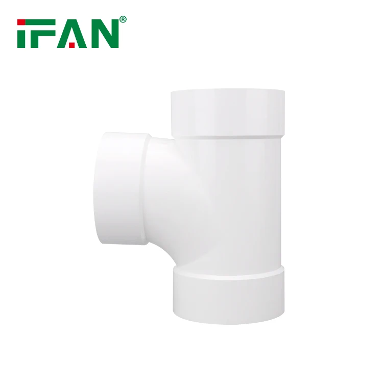 IFAN Wholesale Eco-Friendly PVC Drainage Fittings 6 Inch UPVC Pvc Fittings ASTM2665 Elbow Tee Plug PVC Connector Pipe Fitting