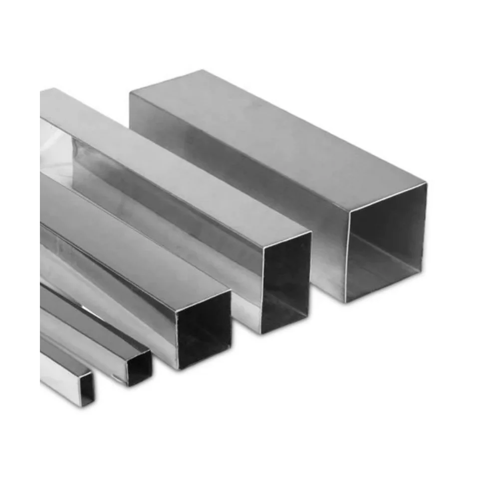 Hot selling products 304 316 stainless steel square tube industry thick wall large diameter flat tube rectangular tube