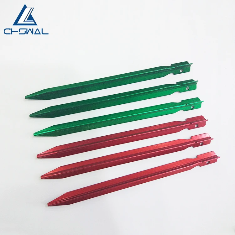 Outdoor camping aluminum tent peg