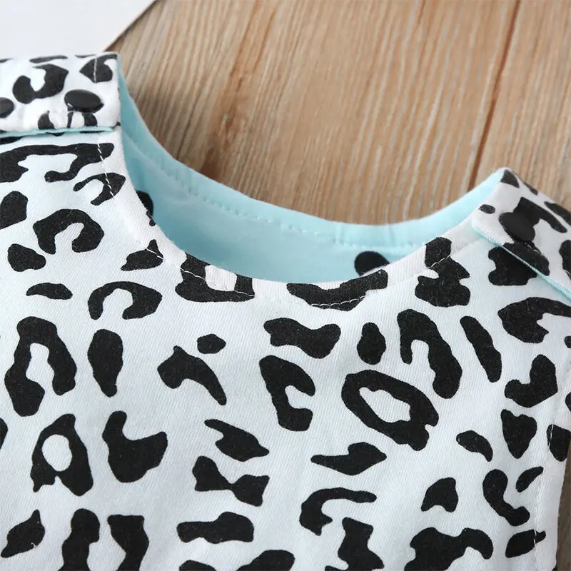 2021 New Style Fashion Children Clothes Baby Girl Cat Print Romper Kids Wear Casual Jumpsuit