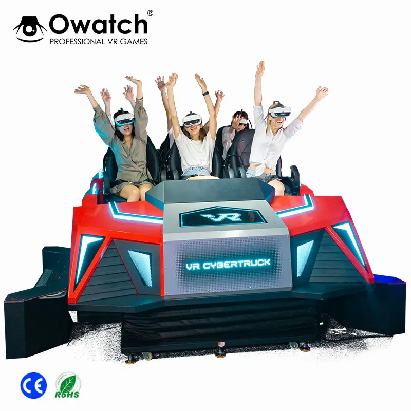 New experience arcade game 6 seats 9d vr cinema simulator