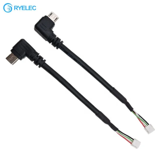  Прямоугольный Micro Usb Штекерный разъем для Jst Gh 4pin 1 25 мм кабель передачи данных коммуникационного