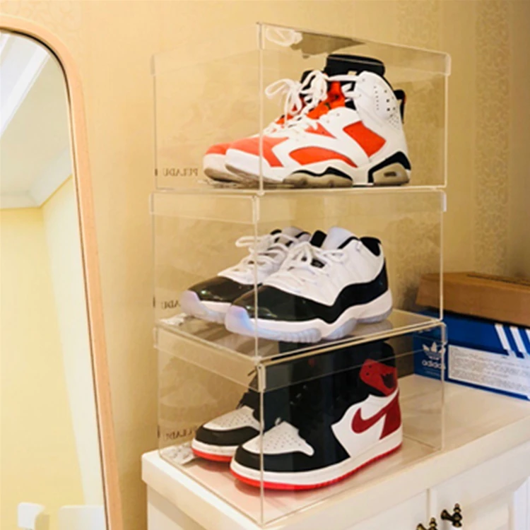New 2020 Arrivals Acrylic Shoe Stand Display Rack for Shoe in Supermarket /Plexiglass Shoe Holder