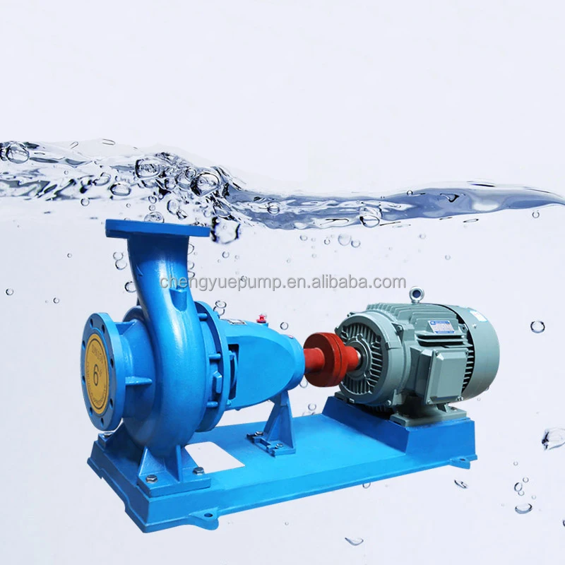 A single-stage centrifugal irrigation water pump with a flow rate of 100 cubic meters per hour and a head of 20 meters