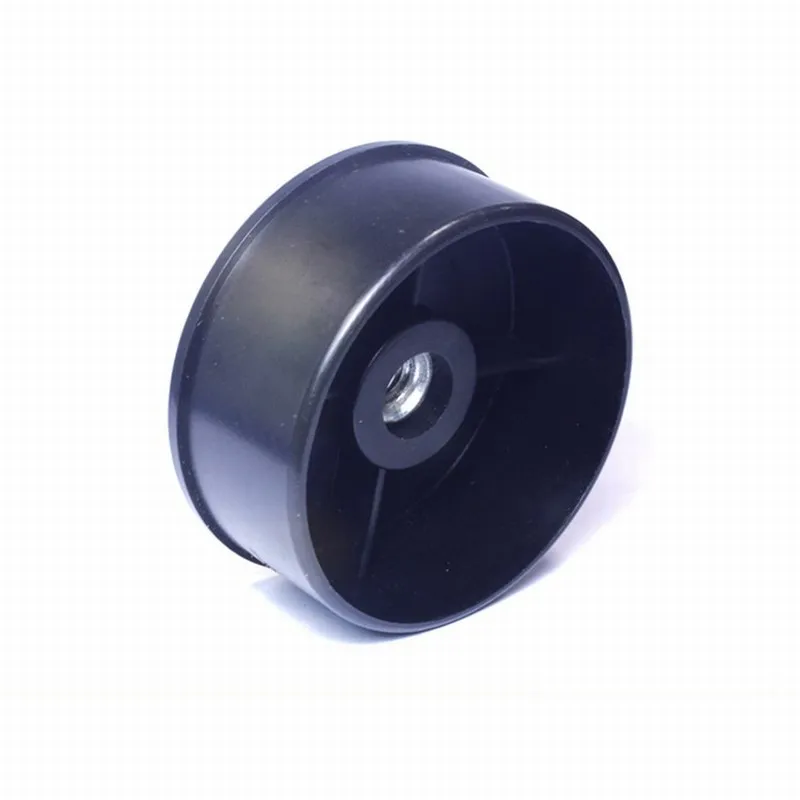 Round Square Black Plastic Blanking End Furniture Leg Tube End Cap Pipe Inserts Plug Furniture Foot Pad