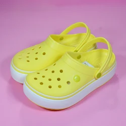 Women Hole Shoes Summer Slippers Indoor Outdoor Baotou Slippers Breathable Non-slip Garden Beach Leisure Shoes Fashion FlipFlops