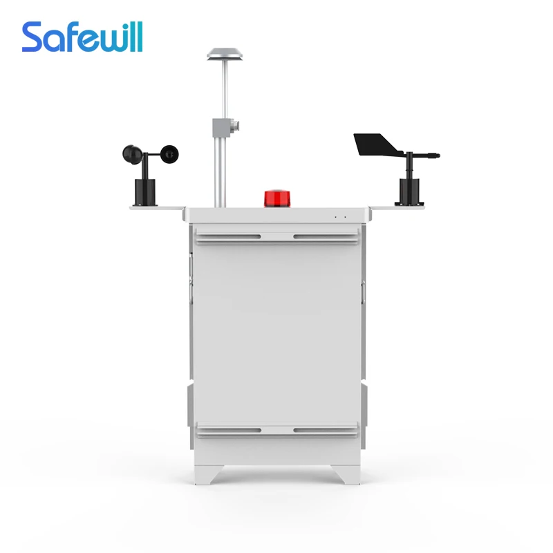 SAFEWILL ES80A-A10 air pollution monitor NO2 SO2 O3 CO H2S O2 VOC NH3 CO2 multi gas environmental air quality monitoring system