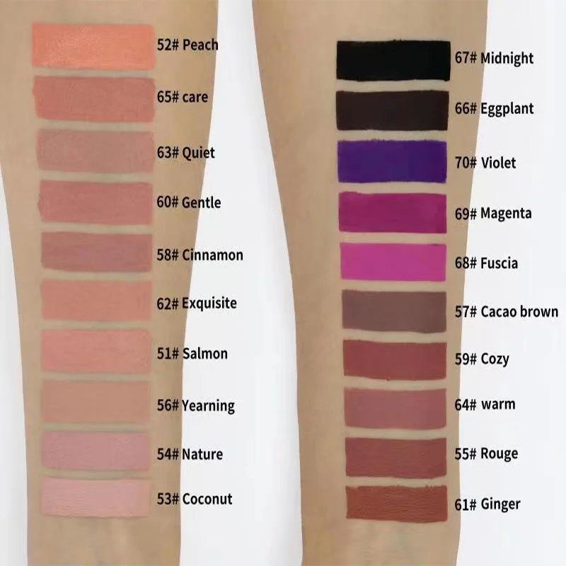 Wholesale Bulk Custom High Quality Lipgloss Private MOQ 50PCS Label Makeup Colorful Lip Gloss