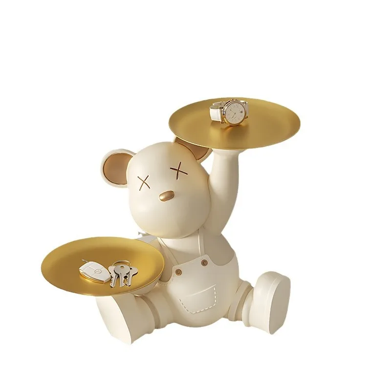 Violent bear enters entrance ey storage decoration ream style living room tray storage rack moving ew home ousewarming gifts