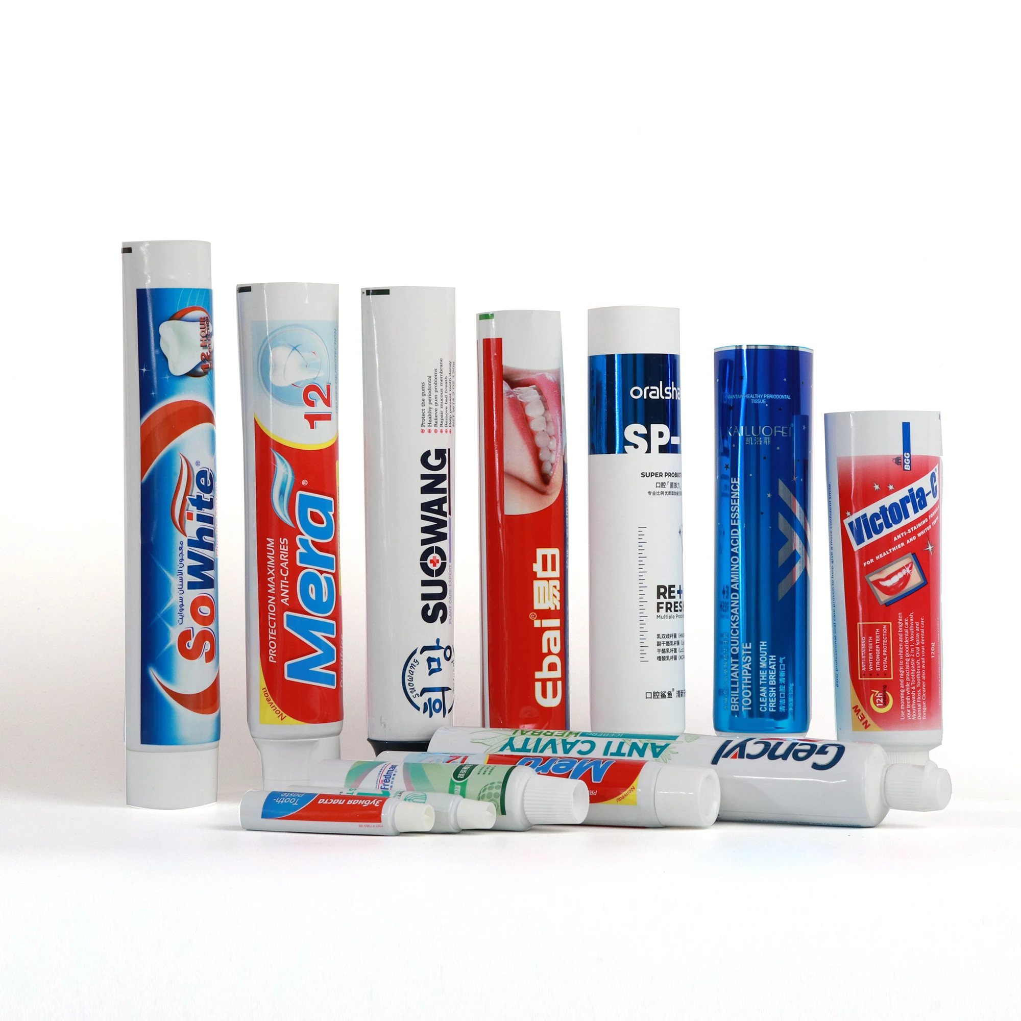 Laminated Toothpaste Tube Empty Container Cream Cosmetics Packaging Tubes