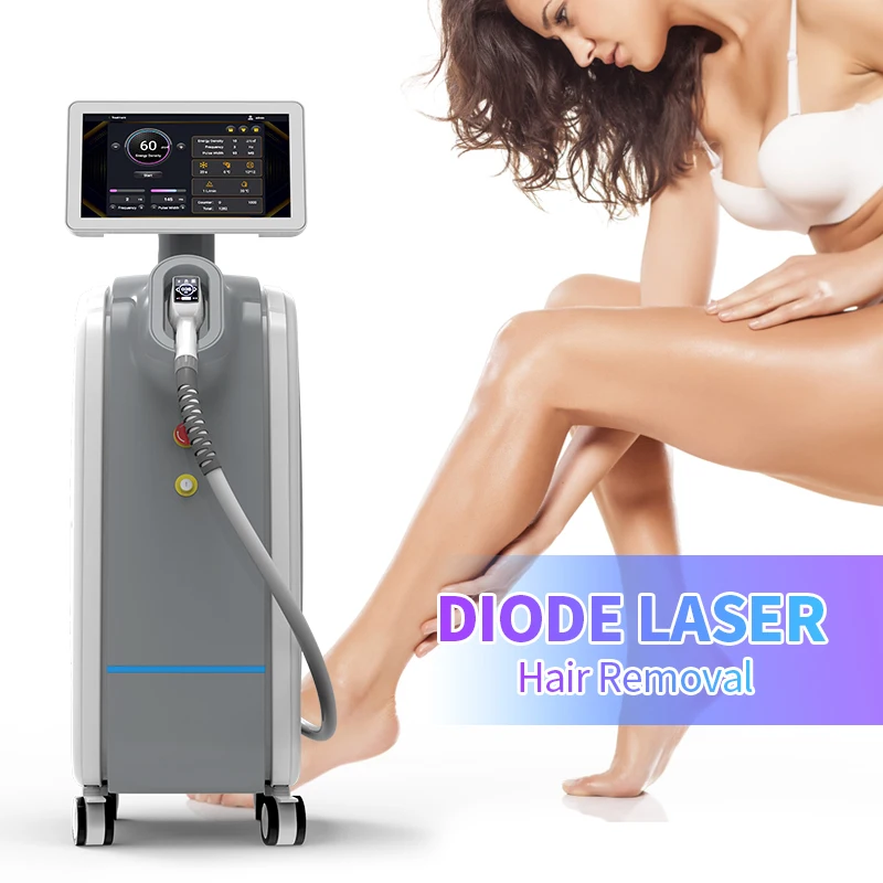 KES Alexandrite 755nm Laser 808nm Diode Laser Hair Removal Machine 1064nm Diode Laser Hair Removal For Face Body Leg