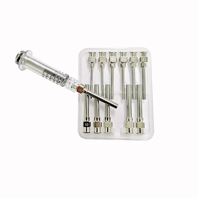 ORIENTMED Custom Color Prefilled Syringe 1ml Glass Cart Filling Disposable Syringes Oil Glass Syringe