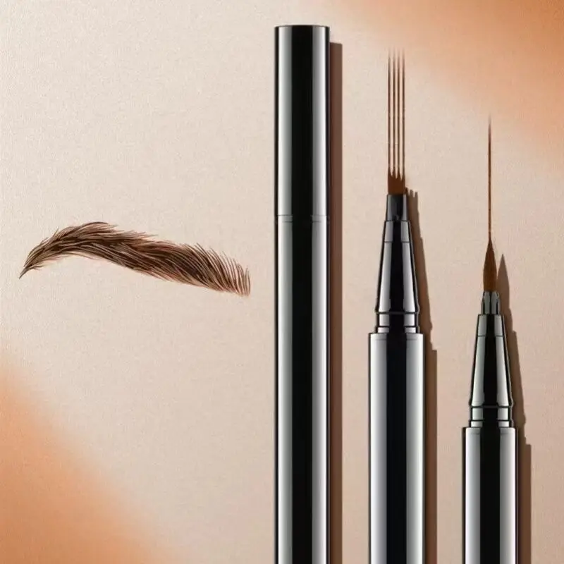 Eyebrow Pencil Custom Brown Black Eye Makeup Waterproof Long Lasting Vegan Brow Pencil Cosmetics Eyeliner Pen