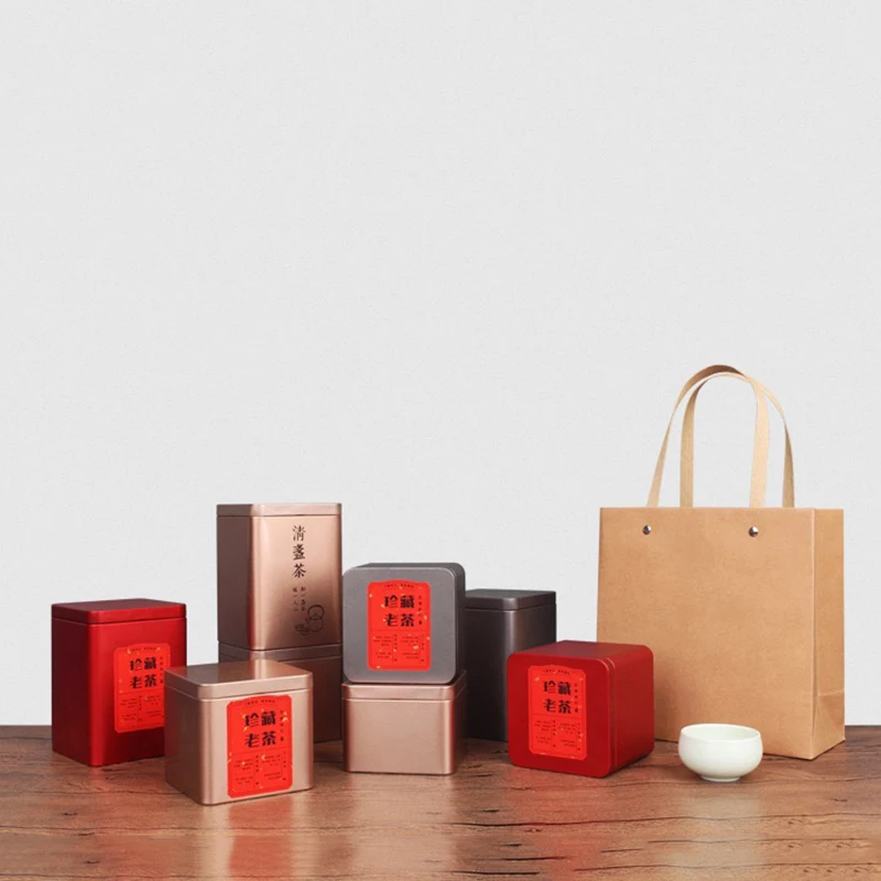 Star Packaging High Quality Custom Square Pomade Container Metal Cosmetic Case Mate Black Finished Aluminum Tin Jar