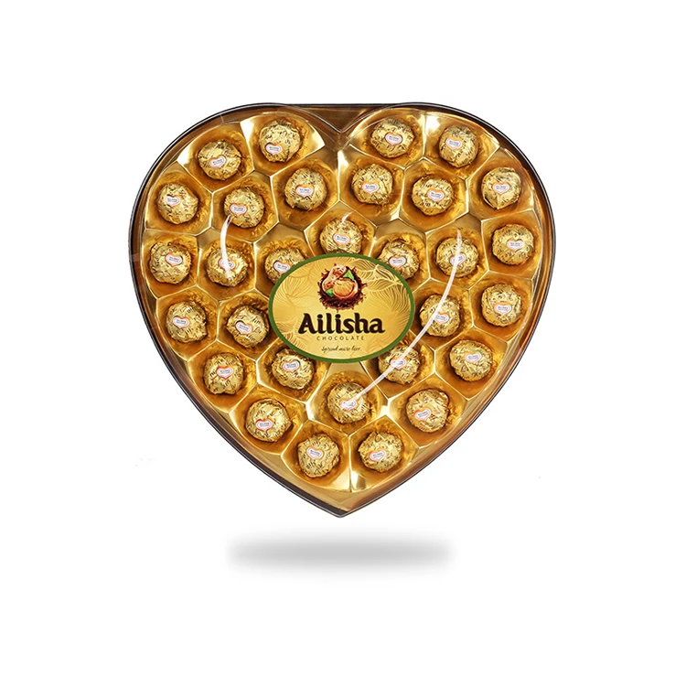 Подарочная коробка для Рамадана T32 32 шт., вафельный шарик, шоколад для влюбленных