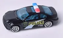 Metal Alloy Pull Back Racing Police Car Educational Toys Model Ornament Collection Gift Set For Boys Kids