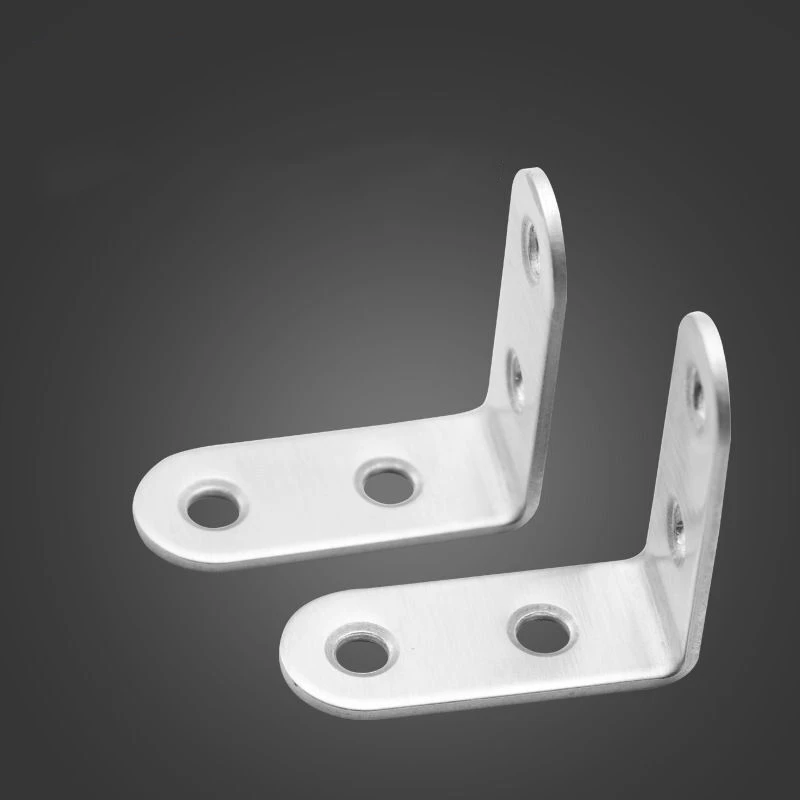 OEM customized stamping processing of wooden connector angle brace galvanized steel L-shaped angle iron angle brace