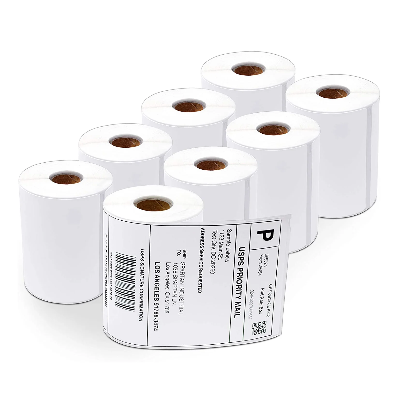 Белая термобумага 4x6 дюймов для прямой поставки рулон этикеток наклейка штрих-кода 100x150 термоэтикетка принтера