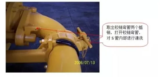 SANY concrete pump truck hinge bent pipe
