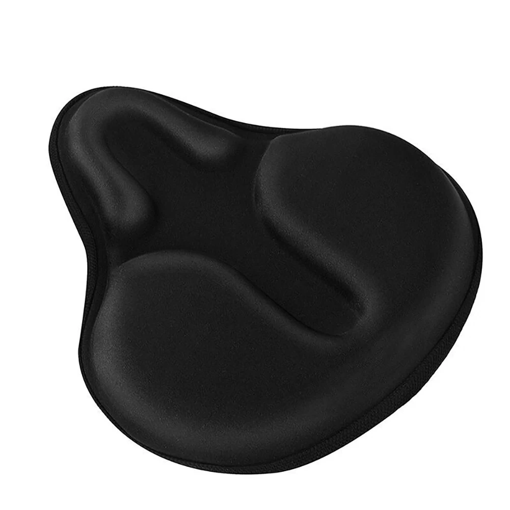 Cycling Seat Comfortable Foam Seat Mountain Bike Cycle Pad Cushion Mountain Road Bike Soft Silicone Bicycle Saddle Cushion Cover