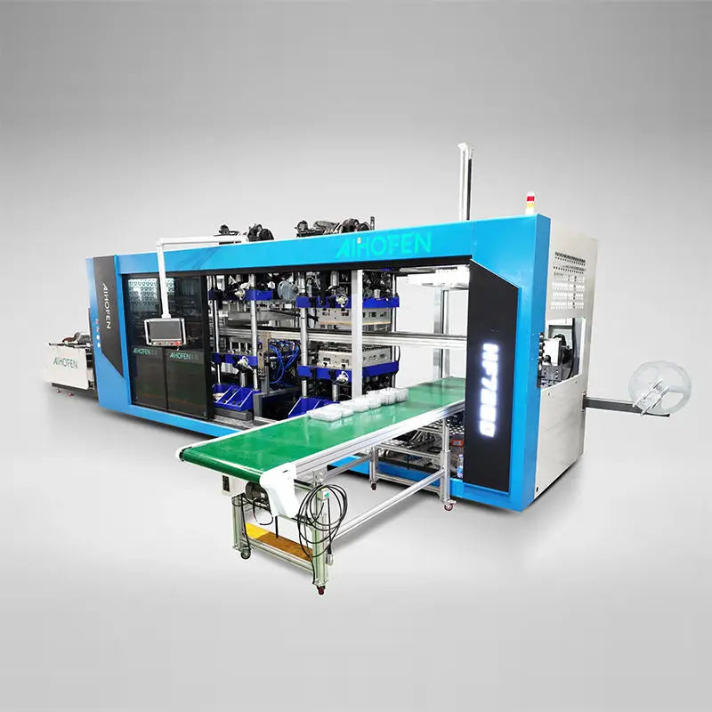 Automatic PVC PET Plastic Cup Lid Thermoforming Making Machine PP Cover Lid Disposable Coffee Cup Lid Making Machine