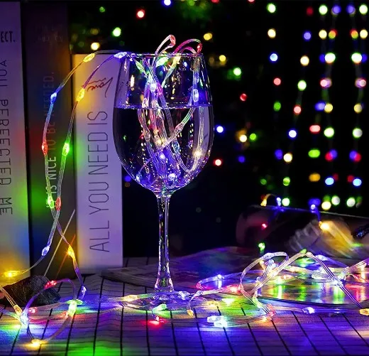 Outdoor Indoor Color LED String Lights with Remote & Bluetooth App Control String Twinkle Starry Light for Xmas Decor