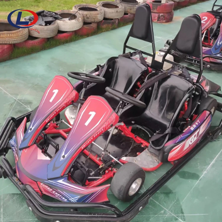 Top Seller Commercial Quality Juegos Amusement Park Battery Ride-on Cars Racing Electric Go Kart Wheels