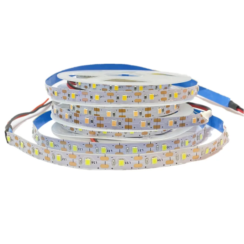 Glite 5V SMD 2835 LED Strip 5000K 8mm PCB 60LEDs Every One LED to Cut Flexible 2835 White Light Strip Rope