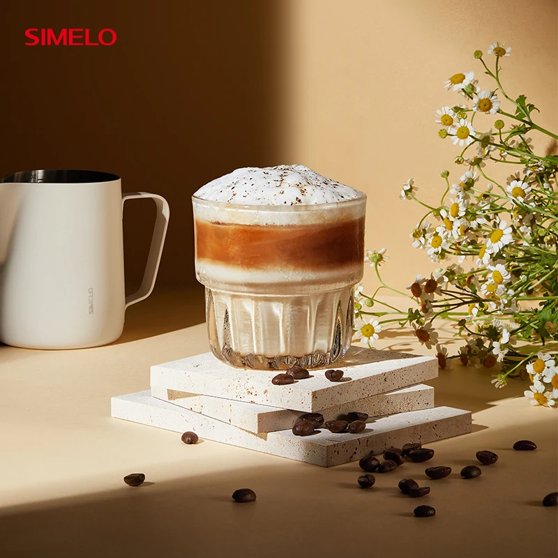 SIMELO 80ml superior quality High borosilicate glass Coffee Cup Cocktail Beer mug Transparent Wine Glass Coffee Mug
