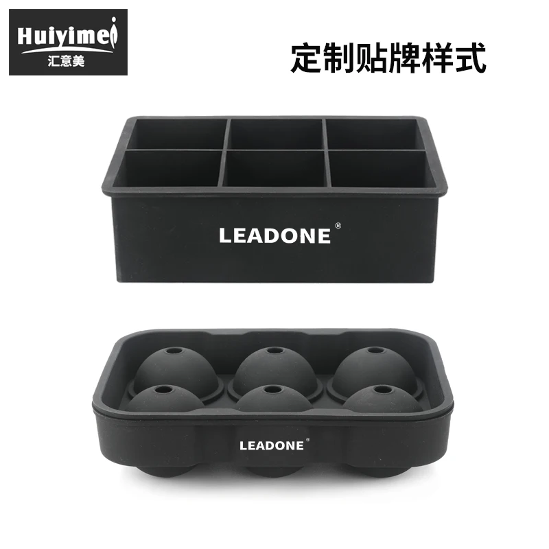 Easy Release 8 Hole Square Silicone Ice Cube Tray Mold For Cold Drink Whisky Fruit Juice Kitchen Tools