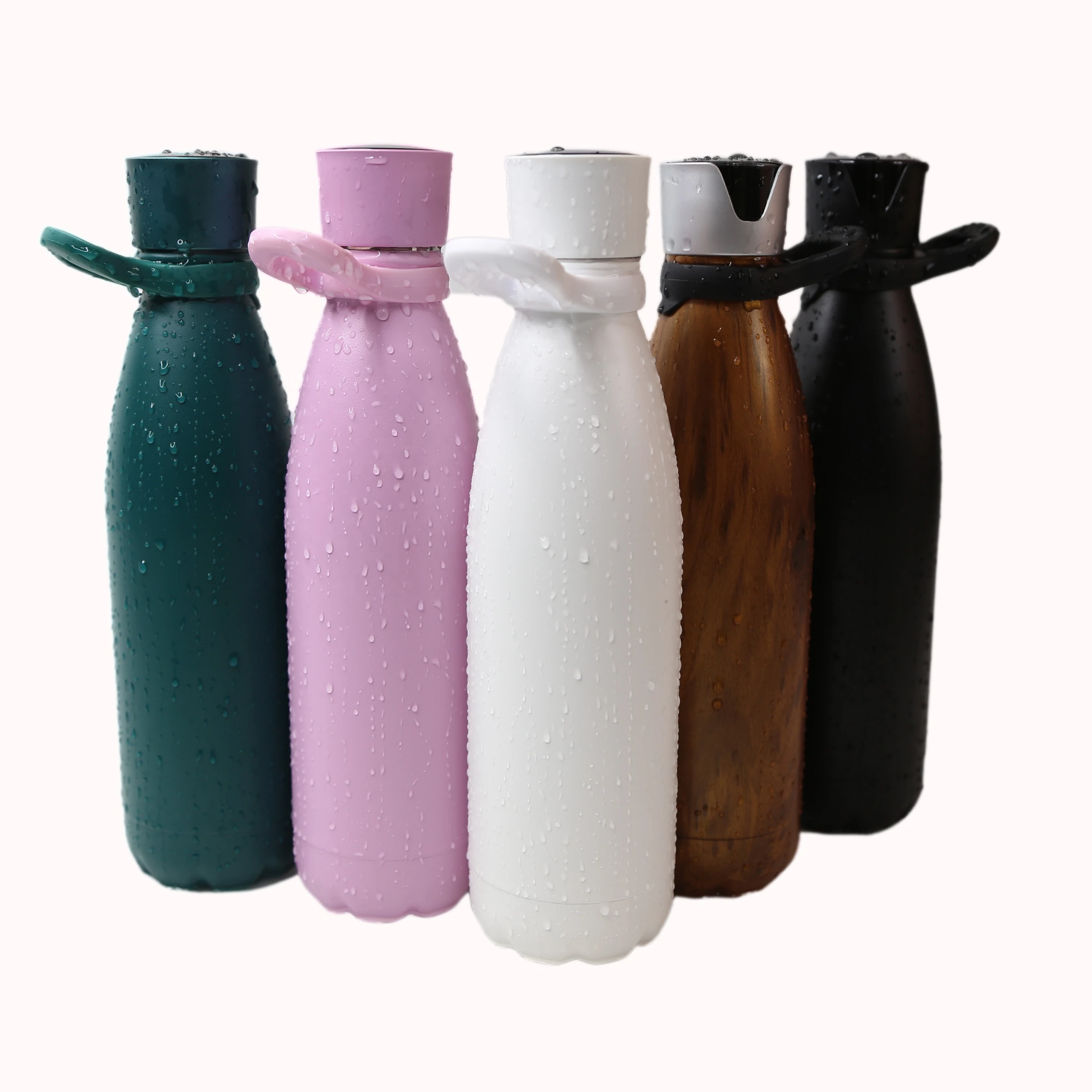  Self cleaning water bottle thermos UV Light Disinfection Cleaning Water Bottle Intelligent Vacuum