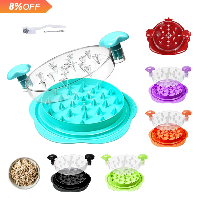 Best Easy-Clean Manual Chicken Breast Shredder Grinder Kitchen Tool Twist Food Processor PP Plastic Salad Shredding Chicken