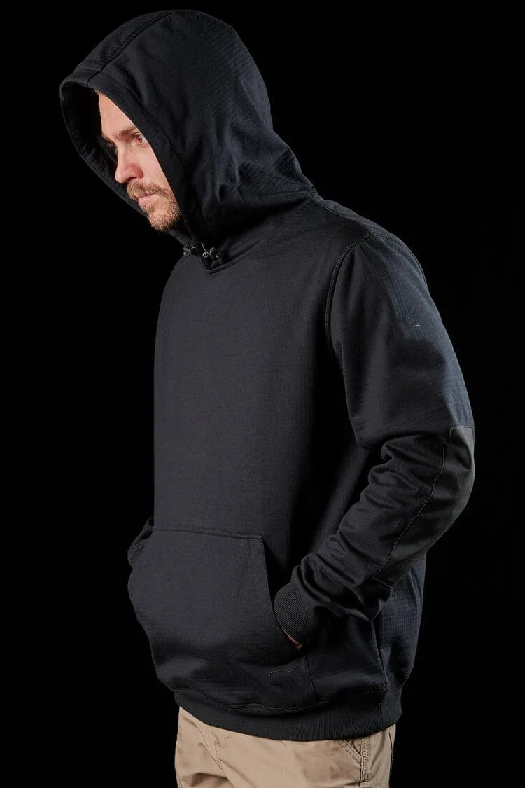  Private Label Hoodies Custom Logo Black Workwear Casual Work Hoodie