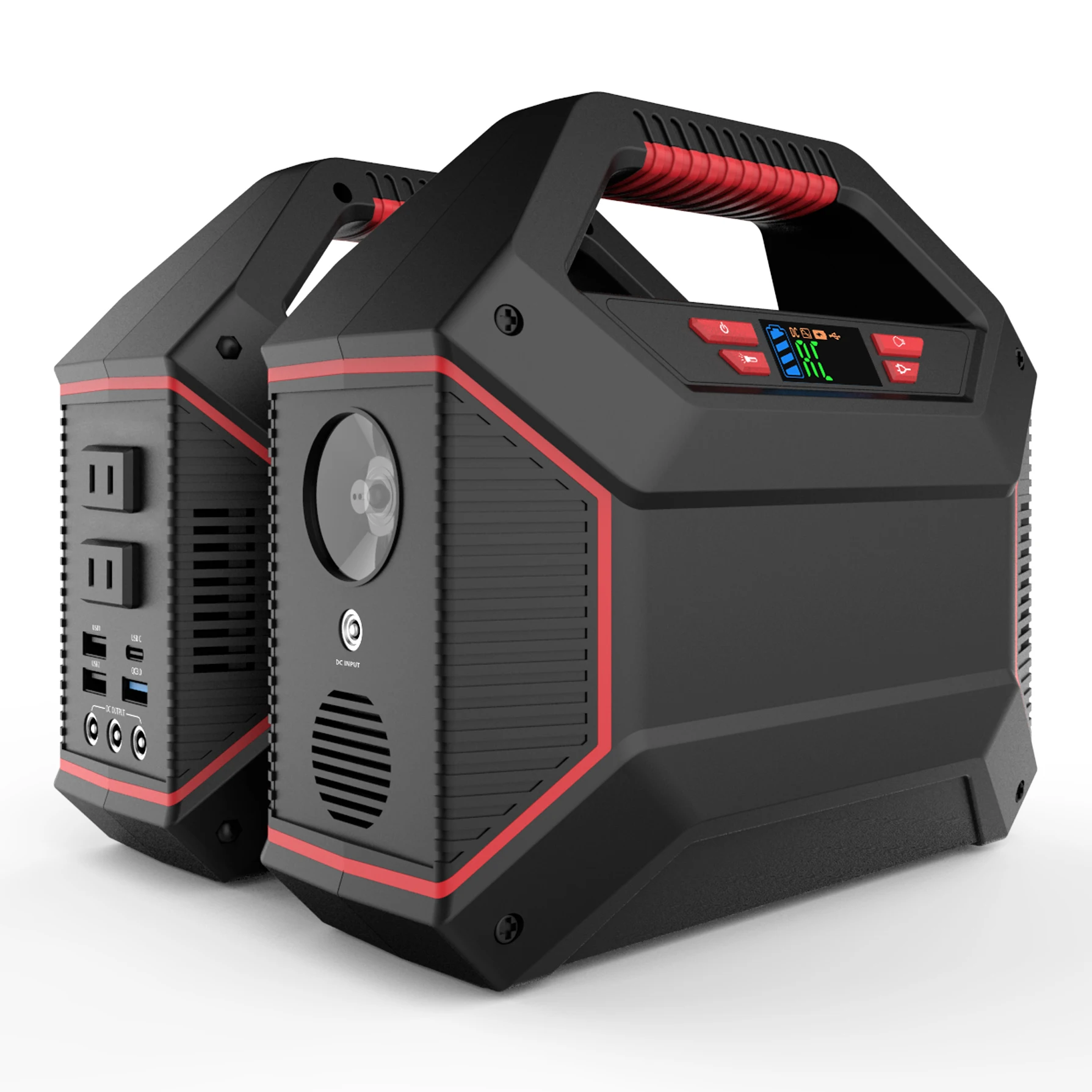 generator solar portable 155Wh portable power battery with AC DC USB ports power station generator for camping