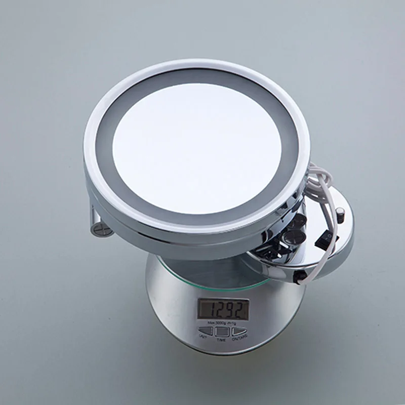 6 inch Double Side Wall mounting Cosmetic Led Mirror Bathroom