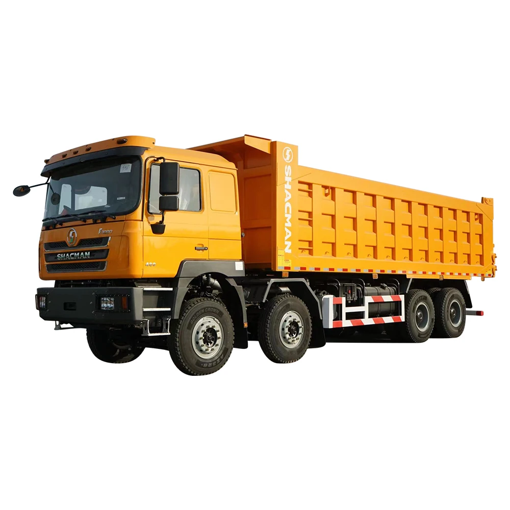 Factory Supply Euro 2 Shacman 7.8*2.3*1.7m Cargo Box Size 8x4 Heavy Truck Diesel New Car Dump Truck
