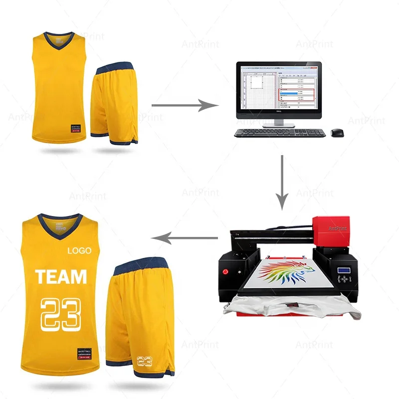 AP-A3-6C direct to garment t prices economic model fabric machine 33*42cm dtg shirt printing