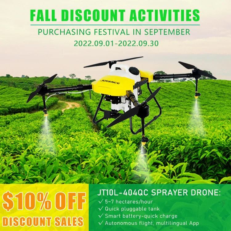 Agriculture pesticides drone agras 10 liters drones for agriculture purpose for  agricultural sprayer UAV
