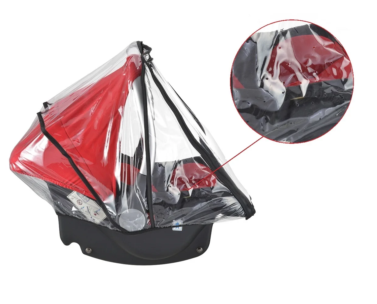 Чехол от дождя для автомобильного сиденья, универсальный чехол для переноски ребенка, чехол для погоды, вентилируемое автомобильное сиденье, ветрозащитный чехол для сухой и теплой защиты ребенка