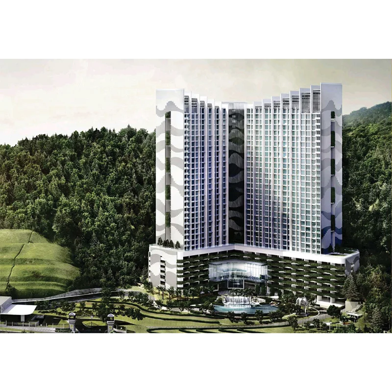 Aluminum Alloy Energy Saving Soundproof Reflective Low-e Insulated Glass Curtain Wall